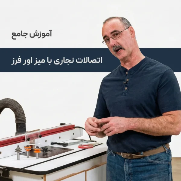 آموزش جامع اتصالات نجاری با میز اور فرز
